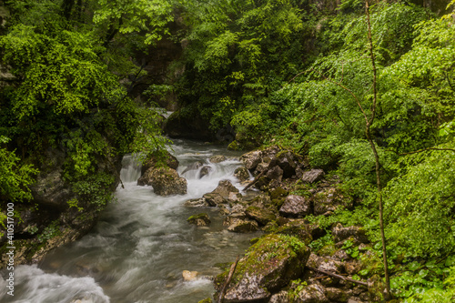 View of Tolmin Gorges  Tolminska Korita   Slovenia