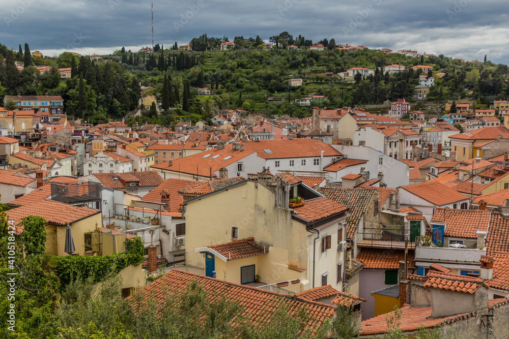 View of Piran town, Slovenia