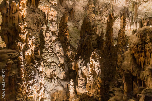 Rock formations of Postojna cave, Slovenia © Matyas Rehak