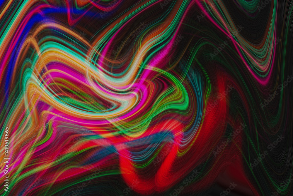 Abstract  light trails, background illustration