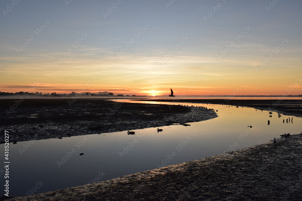 sunset at the beach