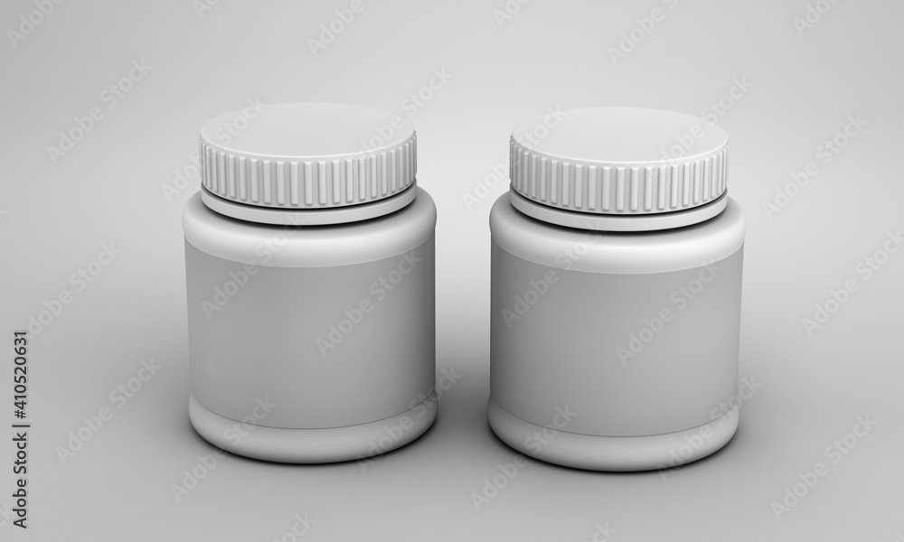 3d containers/ bottle/ jar mockup 3d containers/ bottle/ jar mockup