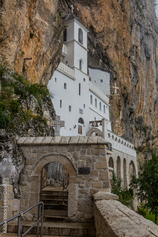 Fototapeta premium View of Ostrog monastery, Montenegro