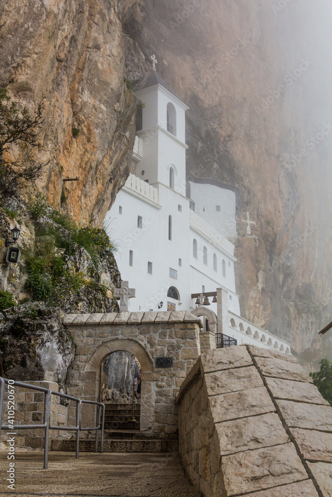 View of Ostrog monastery, Montenegro