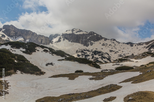 Bobotov Kuk mountain in Durmitor national park, Montenegro. photo