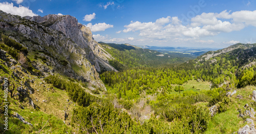 Landscape of Durmitor national park, Montenegro.