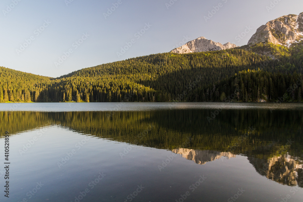 Crno jezero lake in Durmitor mountains, Montenegro