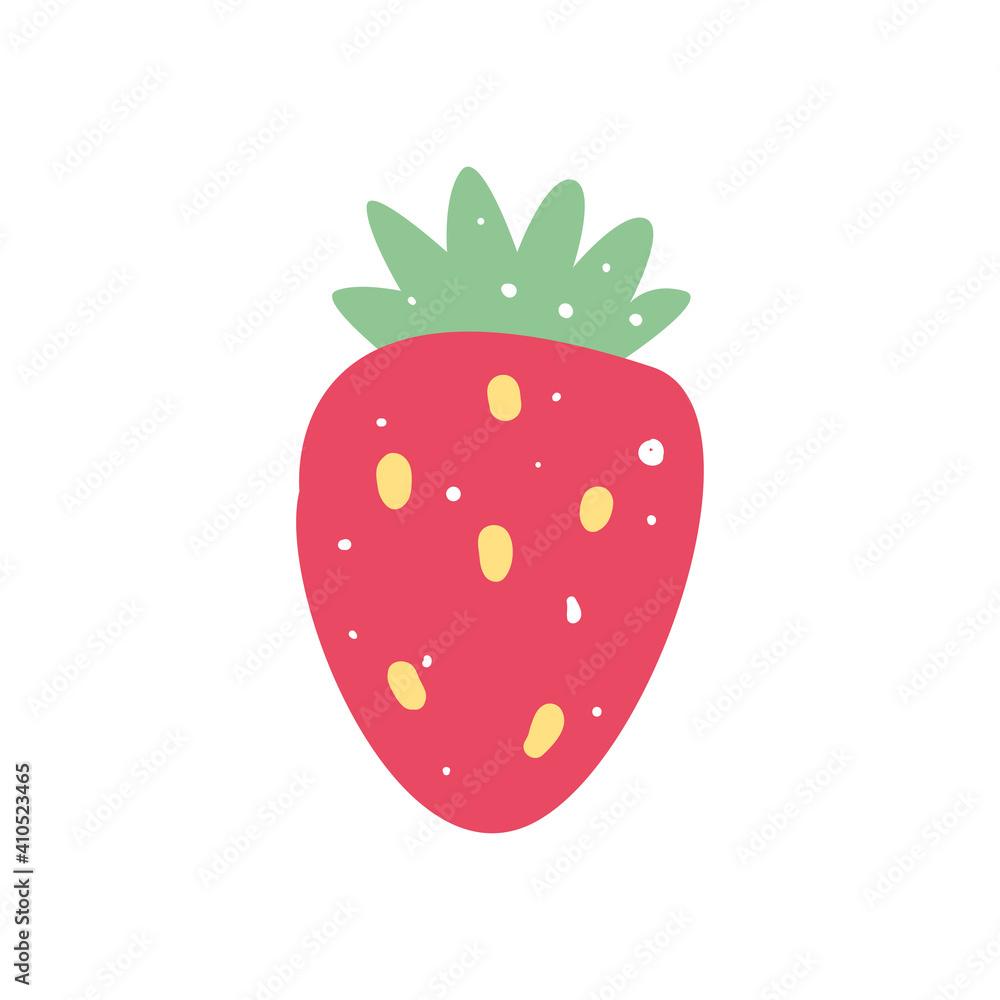 Fototapeta premium strawberry fruit isolated vector design