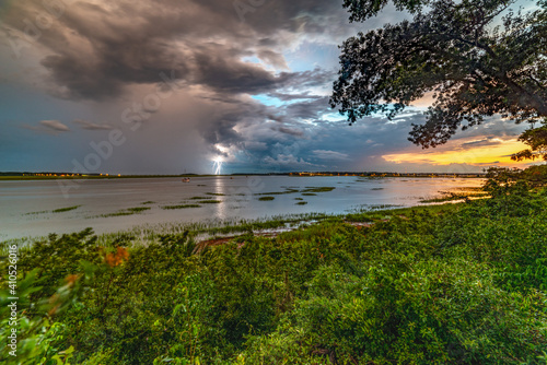 Sunset lightning © Nate.Rosso