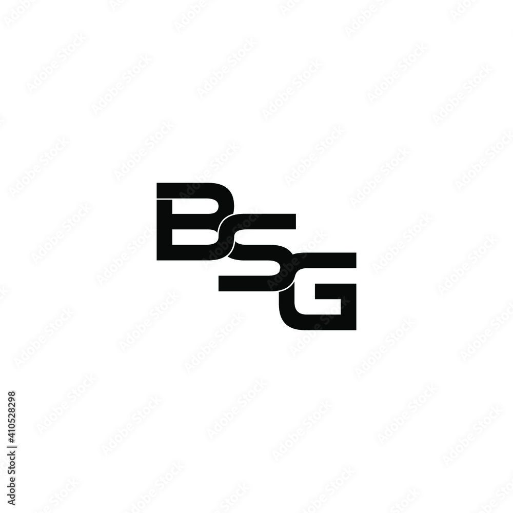 bsg letter original monogram logo design bsg letter original monogram logo design