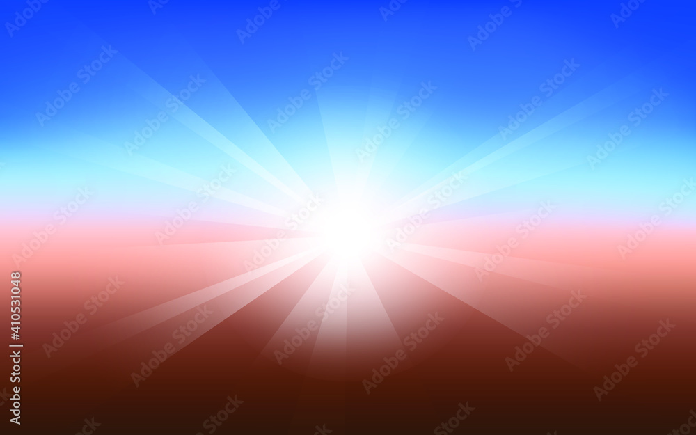 Background with rays