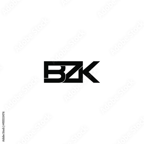 bzk letter original monogram logo design