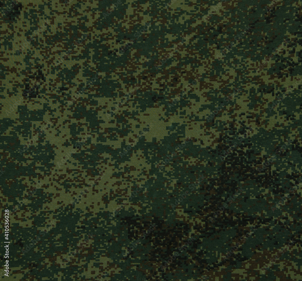 fabric texture military pixel background selective focus
