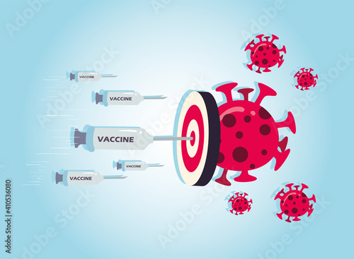 covid 19 virus vaccine injection in target vector design