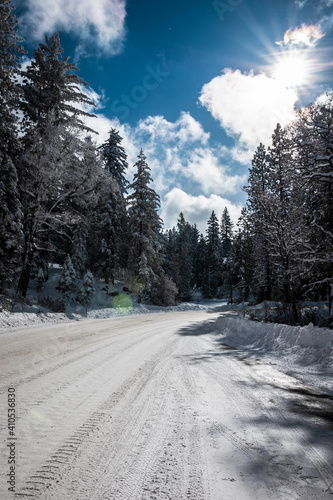 road in the snow © Crispy Captures