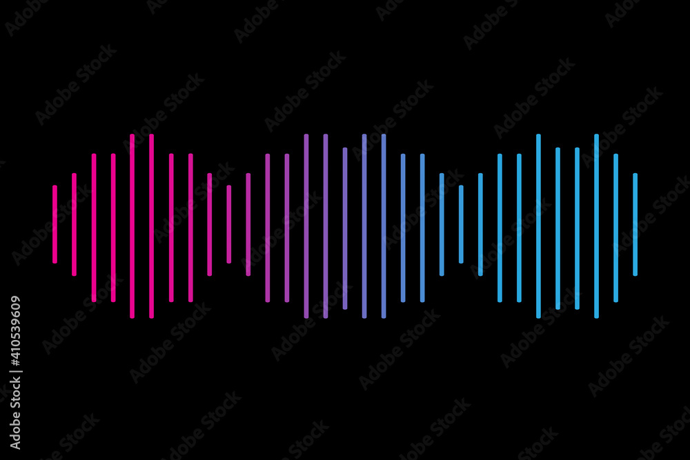 wave diagram. Abstract technology background. Flat pattern on black backdrop. Vector illustration. Stock image. EPS 10. wave diagram. Abstract technology background. Flat pattern on black backdrop. Vector illustration. Stock image. EPS 10.