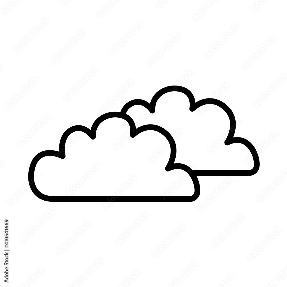 cloudy icon design vector template cloudy icon design vector template