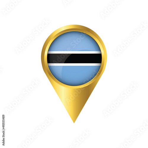 Flag of Botswana.symbol check in Botswana, golden map pointer with the national flag of Botswana in the button. vector illustration. Free Download Flag of Botswana.symbol check in Botswana, golden map pointer with the national flag of Botswana in the button. vector illustration. - GFXLoad