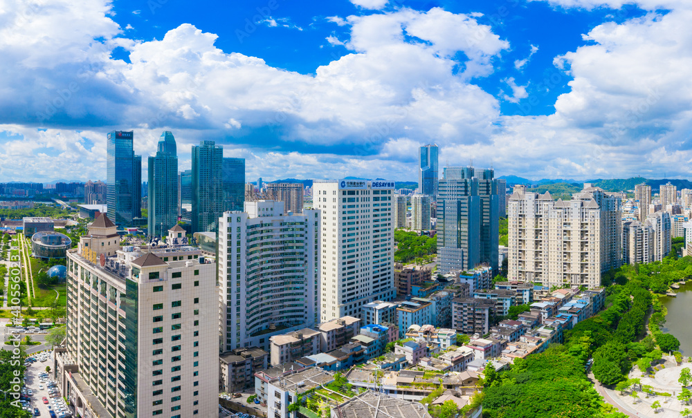 Obraz premium Urban scenery of Huizhou City, Guangdong Province, China