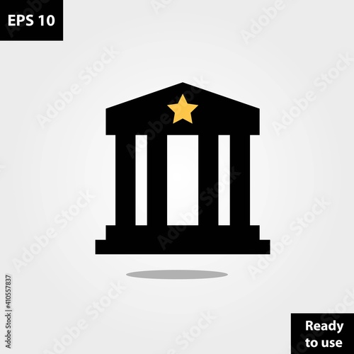Star finance legal and lawyer logo company, logo vector template design. Ready to use, easy for edit.