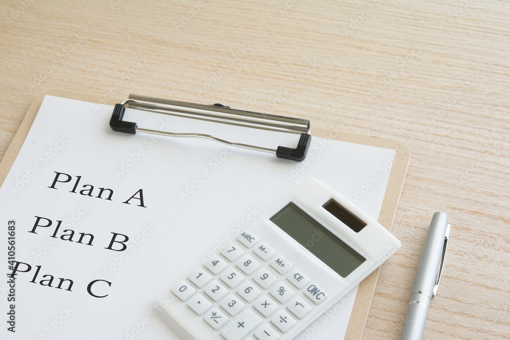 Plan A    Plan B    Plan C