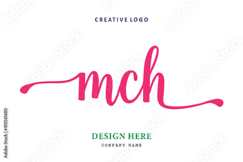 MCH lettering logo is simple, easy to understand and authoritative