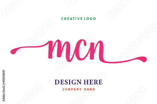 MCN lettering logo is simple, easy to understand and authoritative