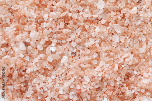 pink crystals of himalaya salt