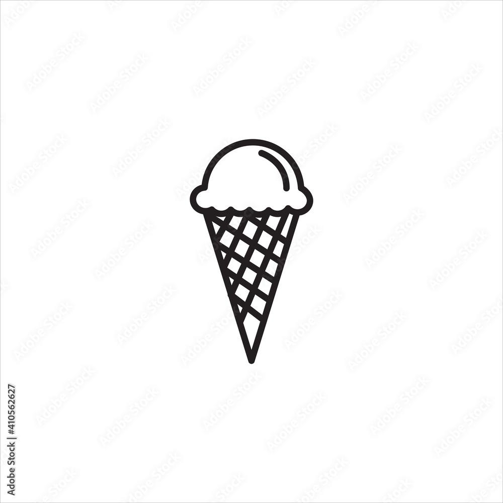 Ice cream scoops, vector icons  Ice cream scoops, Ice cream