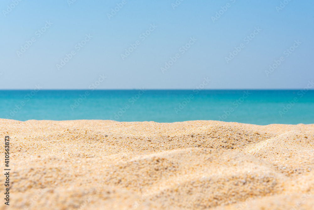 white sand and beautiful tropical beach