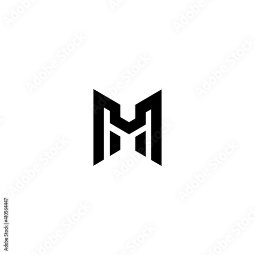Letter M logo design template