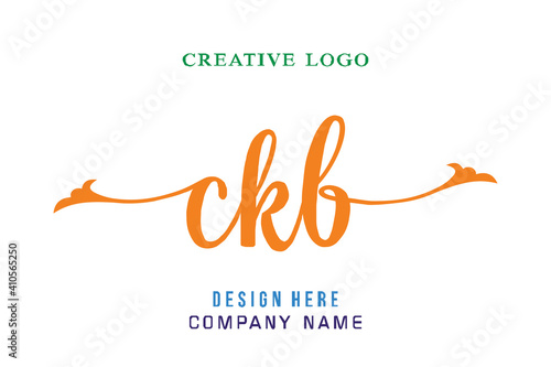 CKB lettering logo is simple, easy to understand and authoritative photo