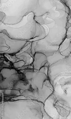 Abstract colored liquid ink...