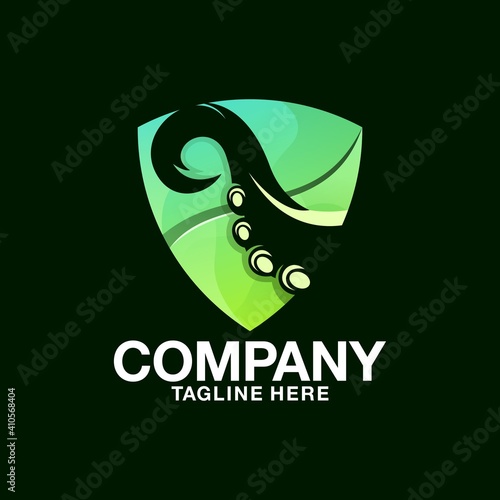 kraken security logo design