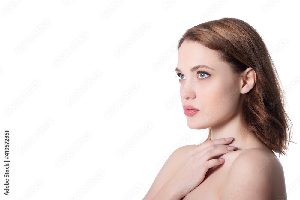 portrait of beautiful young woman portrait of beautiful young woman