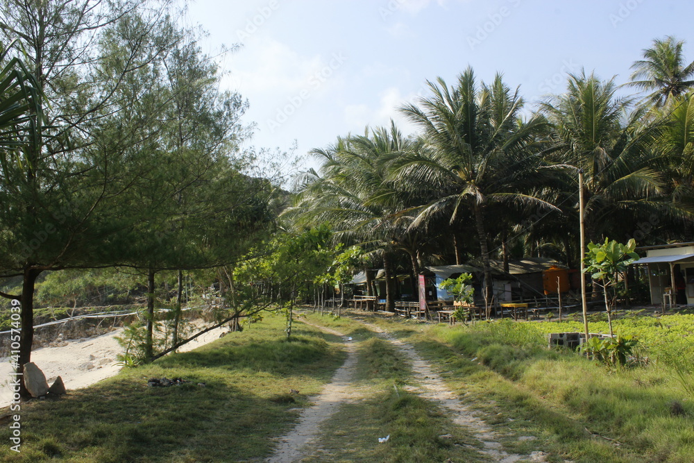 Fototapeta premium coastal village