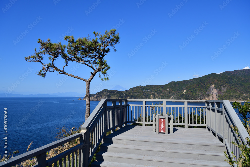 Obraz premium 黄金崎公園 富士見の丘