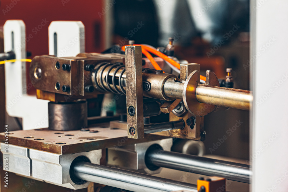 Fototapeta premium Metal production equipment at the cable plant