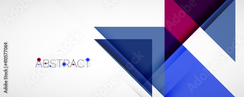 Free Download Set of vector triangle geometric backgrounds. Vector illustration for covers, banners, flyers and posters and other designs - GFXLoad