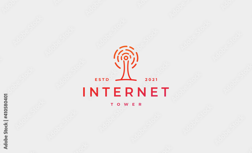 tree wifi logo design vector tree wifi logo design vector