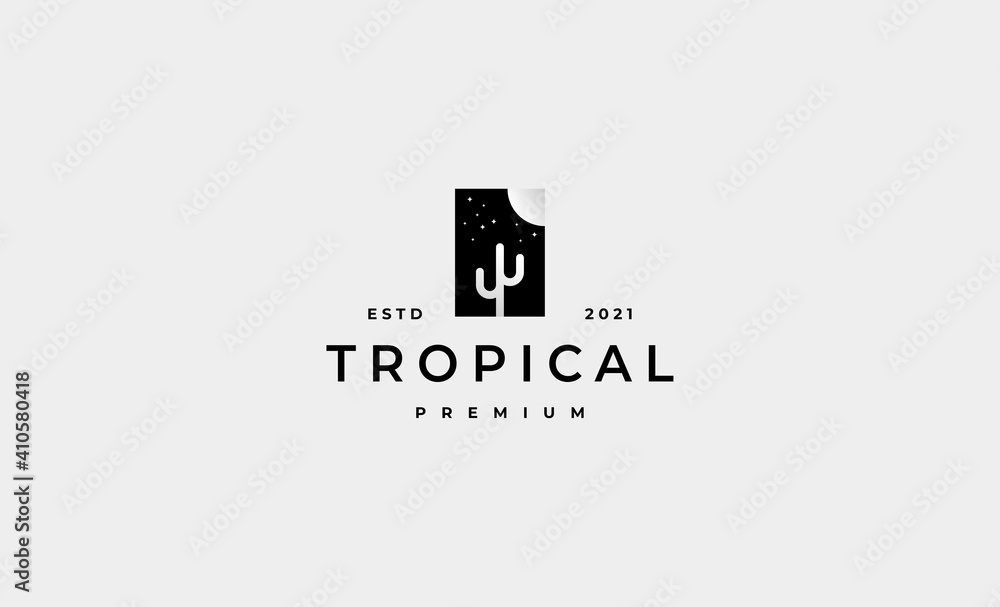 cactus minimal logo design vector cactus minimal logo design vector