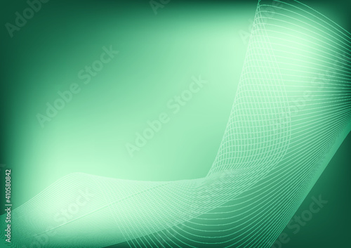 green abstract background with white lines, Beautiful color green and white sample in A4 size, labels of your business, green and white pattern for posters.