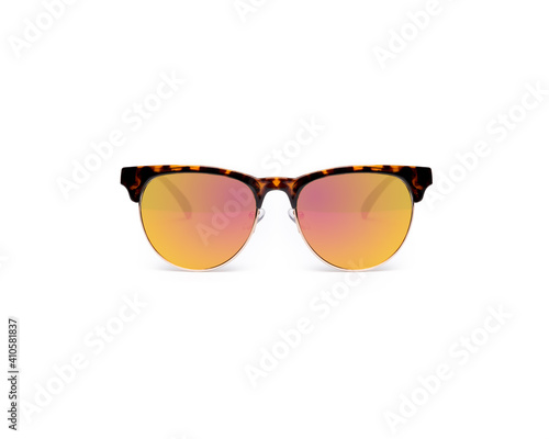 Sunglasses with white background, 