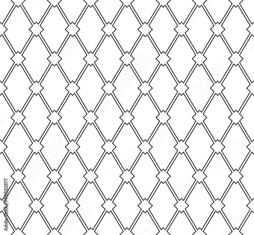 Rhombus seamless pattern. Geometric vector background