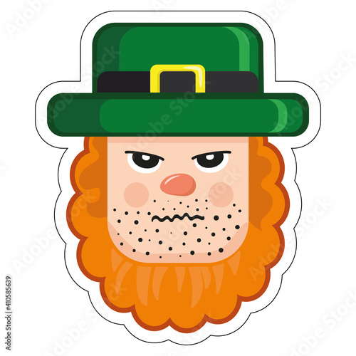 Vector Saint Patrick s Day character leprechaun