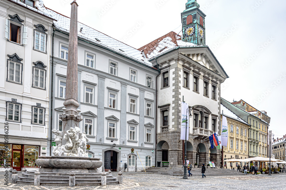 Obraz premium Town Square