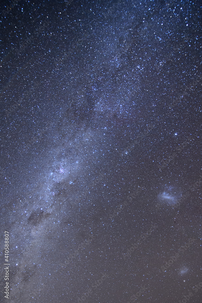 Beautiful african night sky, galaxy background