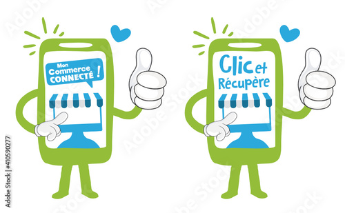 Mon commerce connecté, click and collect