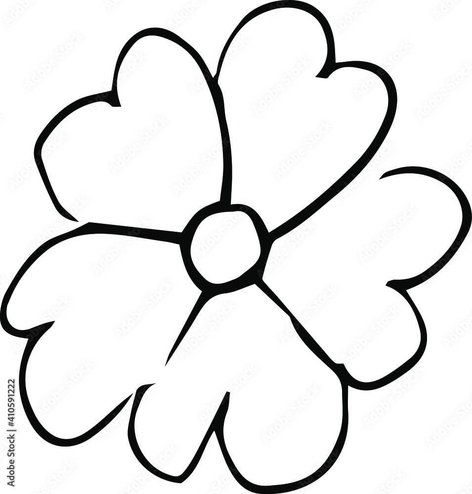set of simple summer flowers drawings. abstract flower illustration. hand drawn vector art. black white illustration set of simple summer flowers drawings. abstract flower illustration. hand drawn vector art. black white illustration