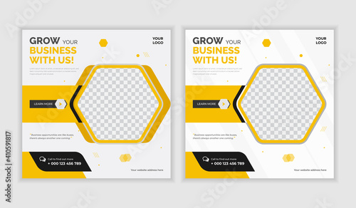 Digital marketing social media post template